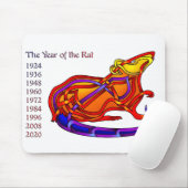 Jahr der Ratte Mousepad (Mit Mouse)