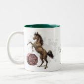 Jahr der roten chinesischen Tierkunst Zweifarbige Tasse (Links)