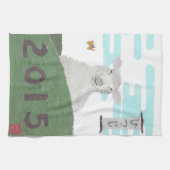 Jahr der Schafe 2015, Tee-Tuch Geschirrtuch (Horizontal)