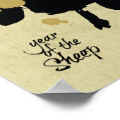 Jahr der Schafe - Chinesischer Zodiak Poster (Ecke)