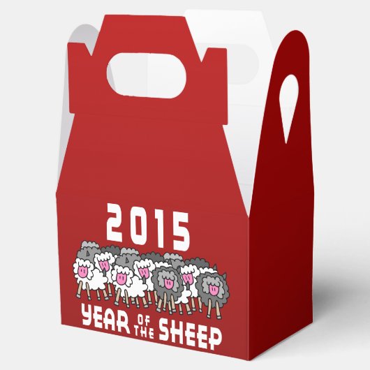 Jahr der Schafstollen Geschenkschachtel (Geöffnet)