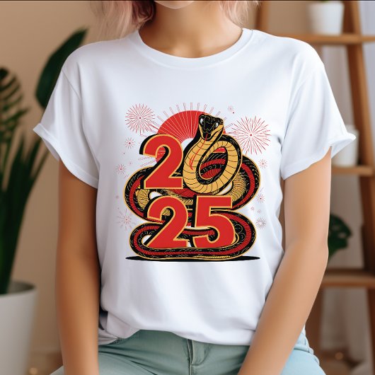 Jahr der Schlange 2025 | Chinesisch Zodiac 2025 T-Shirt