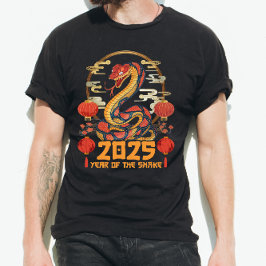 Jahr der Schlange 2025 - Chinesische Zodiakschlang T-Shirt