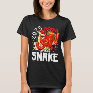Jahr der Schlange 2025 Chinesisches Neujahr 2025 R T-Shirt