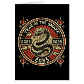 Jahr der Schlange 2025, chinesisches Neujahr, Vint (Vorne)