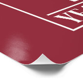 Jahr der Schlange 2025 Poster (Ecke)