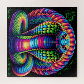 Jahr der Schlange 2025 Puzzle (Horizontal)