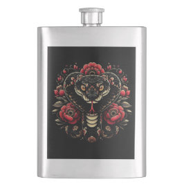 Jahr der Schlange 2025: Weisheit, Wandel Flachmann