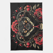 Jahr der Schlange 2025: Weisheit, Wandel Geschirrtuch (Vertikal)