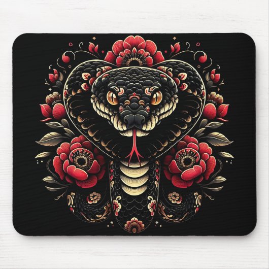 Jahr der Schlange 2025: Weisheit, Wandel Mousepad (Vorne)