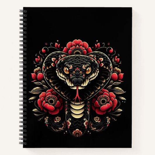 Jahr der Schlange 2025: Weisheit, Wandel Notizblock (Vorderseite)