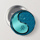 Jahr der Schlange Button (Vorne & Hinten)