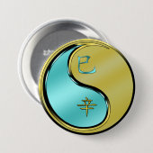 Jahr der Schlange Button (Vorne & Hinten)