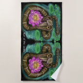 Jahr der Schlange Chinesischer Zodiac Strandtuch (Vorderseite)