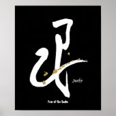 Jahr der Schlange - Chinesischer Zodiak Poster (Vorne)