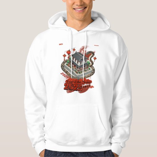 Jahr der Schlange: Chinesisches Neujahr 2025 #03 Hoodie (Vorderseite)