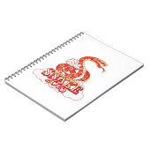 Jahr der Schlange Chinesisches Neujahr 2025 Notizblock (Linke Seite)