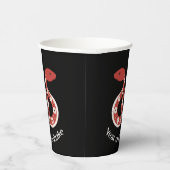 Jahr der Schlange-Design-Papier-Tasse Pappbecher (Rechts)