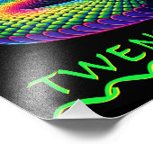 Jahr der Schlange Fotodruck (Ecke)