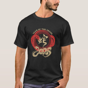 Jahr der Schlange Lunar Neujahr glücklich Chinesen T-Shirt
