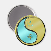 Jahr der Schlange Magnet (Vorderseite/Rückseite)