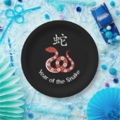 Jahr der Schlange Pappteller (Party)