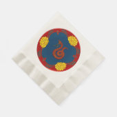 Jahr der Schlange (Party Plate) Serviette (Ecke)