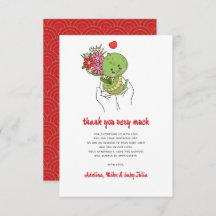 Jahr der Schlange Red Baby Dusche