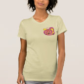Jahr der Schlange, Schlange aus roter Blume T-Shirt (Vorderseite)