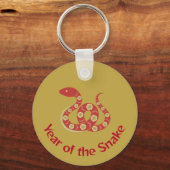 Jahr der Schlange Schlüsselanhänger (Vorderseite)