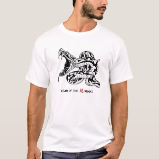 Jahr der Schlange (schwarz) T-Shirt