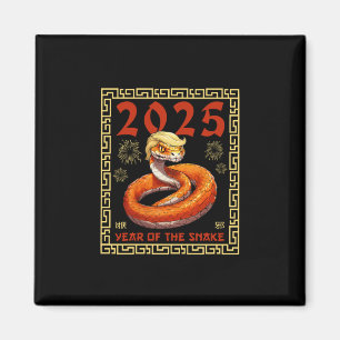 Jahr der Schlange Trumps 2025 Magnet