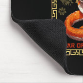 Jahr der Schlange Trumps 2025 Mousepad (Ecke)
