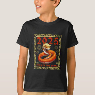 Jahr der Schlange Trumps 2025 T-Shirt