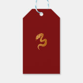 Jahr der Schlangengeschenktafeln (chinesisches Neu Geschenkanhänger (Rückseite)