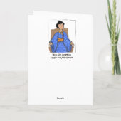 Jahr der Schlangenkarte Feiertagskarte (Rückseite)