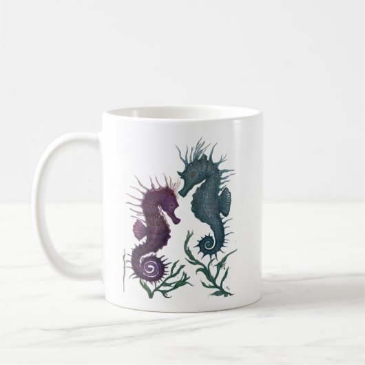 Jahr der Seepferdchen Kaffeetasse (Links)