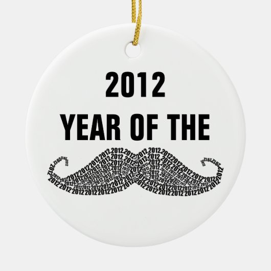Jahr der Stürme 2012 Keramik Ornament (Vorne)