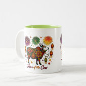 Jahr der Tasse der Kühe (Vorderseite Links)