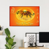 Jahr der Tiger-Ausgabe 2010 Poster (Heimbüro)