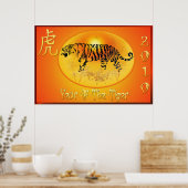 Jahr der Tiger-Ausgabe 2010 Poster (Küche)