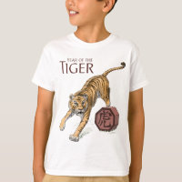 Jahr der Tiger-chinesischen Tierkreis-Kunst