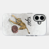 Jahr der Tiger-Chinesischen Zodiakkunst Case-Mate iPhone Hülle (Rückseite (Horizontal))