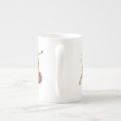 Jahr der Tiger-Chinesischen Zodiakkunst Porzellantasse (Rückseite)