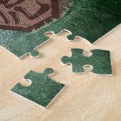 Jahr der Tiger-Chinesischen Zodiakkunst Puzzle (Seite)