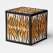 Jahr der Tiger-Design-Begünstigungsbox Geschenkschachtel (Rückseite)