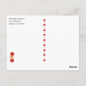 Jahr der Tiger-Postkarte 2022 Postkarte (Rückseite)