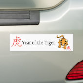 Jahr der Tiger-Süsse Autoaufkleber (Auf Auto)