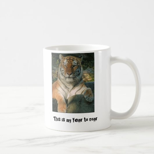 Jahr der Tiger-Tasse Kaffeetasse (Rechts)