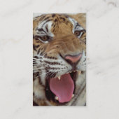 Jahr der Tiger-Visitenkarte Visitenkarte (Rückseite)